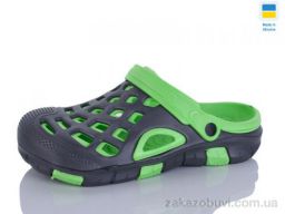 Кроксы SANLIN 2 308 зелено-сірий