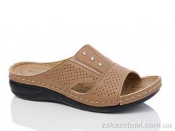 Шлепки Sali-2 1009 коричневий
