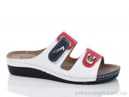 Шлепки Sali-2 502 white-red