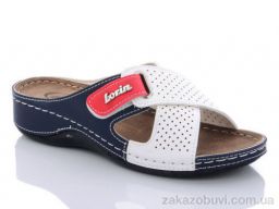 Шлепки Sali-2 404 white-blue