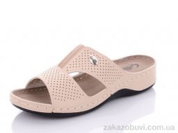 Шлепки Sali-2 411 бежевий