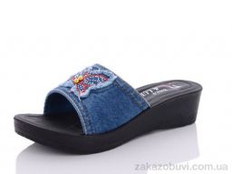 Шлепки Sali-2 70 синій