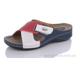 Шлепки Sali-2 106 white-red