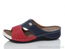 Шлепки Sali-2 D411 navy-red