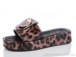 Шлепки Sali-2 101 лео-коричневий