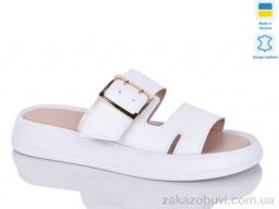 Шлепки Sali 516 білий к.