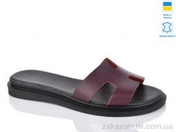 Шлепки Sali 501 бордо к.