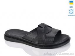 Шлепки Sali 302-1 чорний перф.