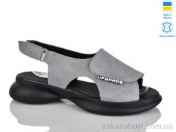 Шлепки Sali 915 сірий з. ч.п.