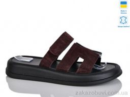 Шлепки Sali 5101-25 бордо з.