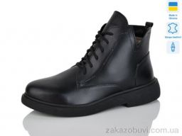 Ботинки Sali 3-1 чорний к. хутро