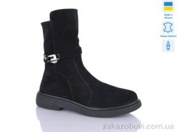 Ботинки Sali 181 чорний з. зима