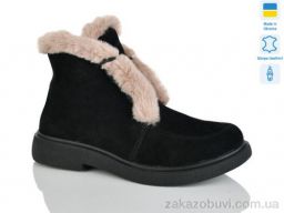 Ботинки Sali 377-1 чорий-кап.з. батал зима