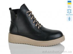 Ботинки Sali 33 чорний беж к. зима