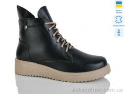 Ботинки Sali 25R чорний беж к. зима