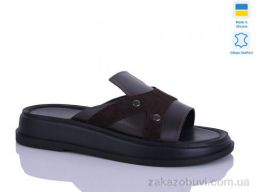 Шлепки Sali 4 корич.к.