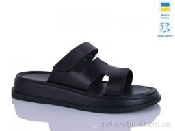 Шлепки Sali 6 чорний к.