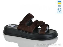 Шлепки Sali 9 коричн.з.