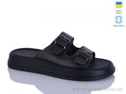 Шлепки Sali 91 шоколад к.