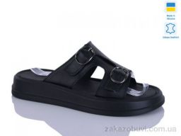 Шлепки Sali 12 чорний к.