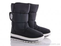 Дутики Selena G112-8 чор.снеж.б.п