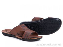 Шлепки Selena 7060 подросток коричневый