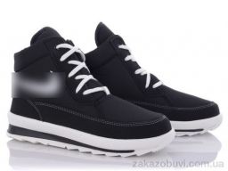 Ботинки Selena 117Nчор.б/п.смужка