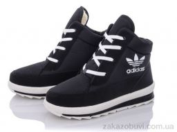 Ботинки Selena 117AD.чор.б/п