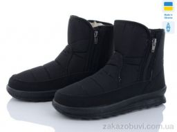 Дутики Selena 116 чорн.ч/п