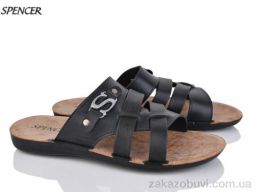 Шлепки Spencer 3554 чорний