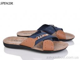 Шлепки Spencer 3666 синій