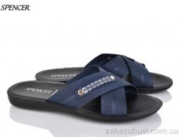 Шлепки Spencer 0301 синій