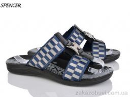 Шлепки Spencer 301 синій