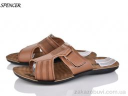 Шлепки Spencer 6319-2 коричневий
