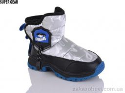 Дутики Super Gear SG0766-2 black-silver