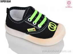 Кеды Super Gear 00739 black-green уцінка