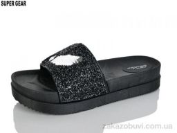 Шлепки Super Gear 01-752 black