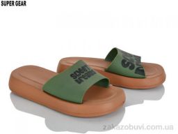 Шлепки Super Gear 01-6216 khaki