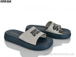 Шлепки Super Gear 01-6216 grey