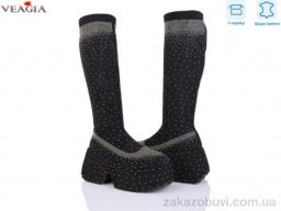 Сапоги Veagia-ADA 2366 black-wh