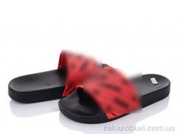 Шлепки Violeta Q115-L33-19 black-red