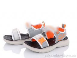 Сандалии Violeta PL14(A10) grey-orange
