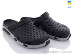 Кроксы Vladimir Кредо Украіна ЕВА2090 чорно-сірий