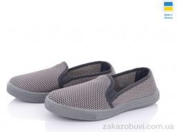 Слипоны Vladimir С3 сіра сітка