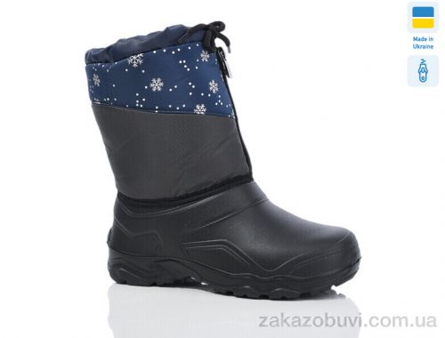 Сапоги из пены SANLIN Чобіт дит.дівч.застіб.плащ. сірий Сапоги из пены SANLIN Чобіт дит.дівч.застіб.плащ. сірий