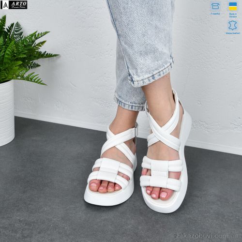 miss curry \ Босоножки ARTO 350 білий к. #2