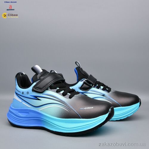 Alisa Line \ Кроссовки Clibee-Doremi LC1190-2 black-royal #2