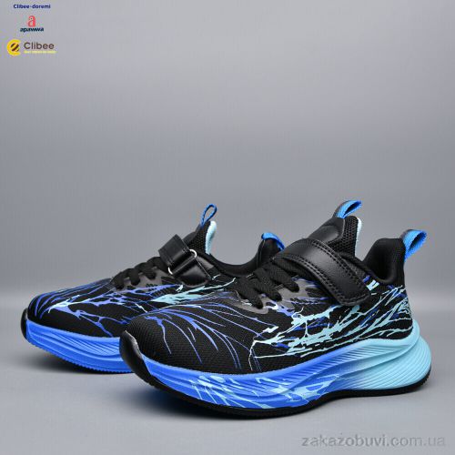 Alisa Line \ Кроссовки Clibee-Doremi LC1189-2 black-royal #2