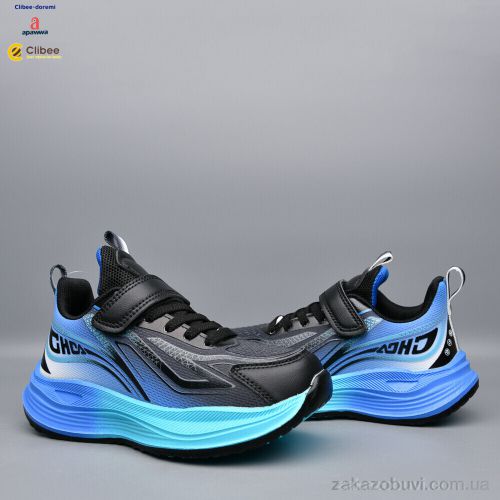 Alisa Line \ Кроссовки Clibee-Doremi LC191-2 black-royal #2