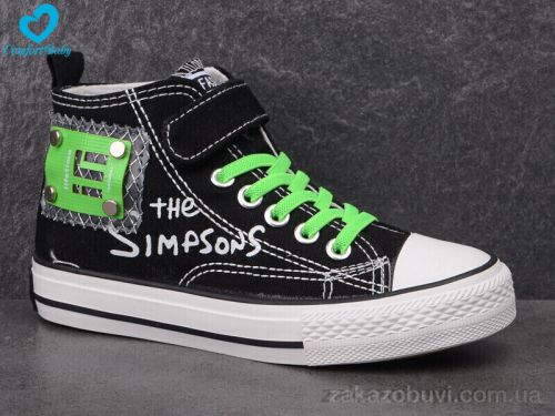 Anmei \ Кеды Comfort-baby 9111 чорно-зелений #2